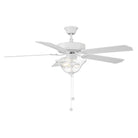 Meridian M2019WHRV 52" Ceiling Fan in Bisque White