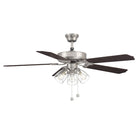 Meridian M2022BNRV 52" Ceiling Fan in Brushed Nickel