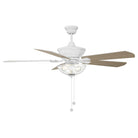 Meridian M2026WHRV 52" Outdoor Ceiling Fan in White