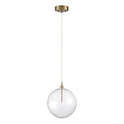 Meridian M70114NB LED Pendant in Natural Brass