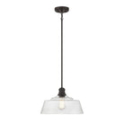 Meridian M7023ORB One Light Pendant in Oil Rubbed Bronze