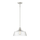 Meridian M7023PN One Light Pendant in Polished Nickel