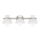 Meridian M80075BN Three Light Bathroom Vanity in Brushed Nickel