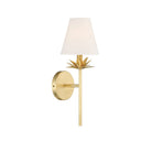 Meridian M90077TG One Light Wall Sconce in True Gold