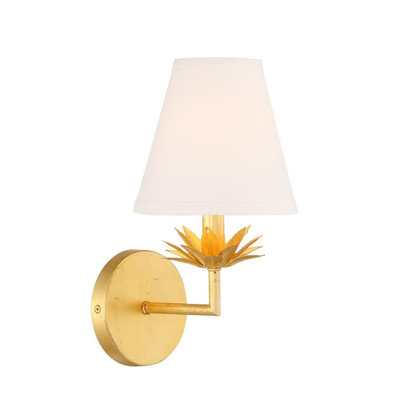Meridian M90078TG One Light Wall Sconce in True Gold