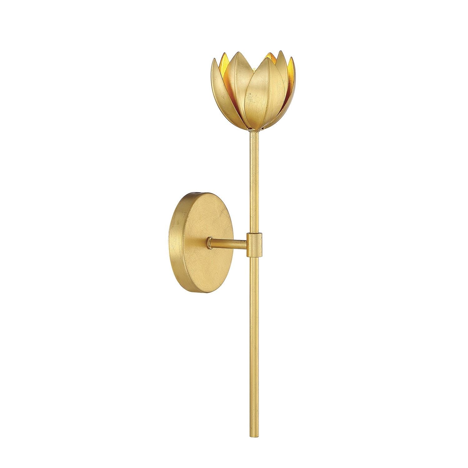 Meridian M90081TG One Light Wall Sconce in True Gold