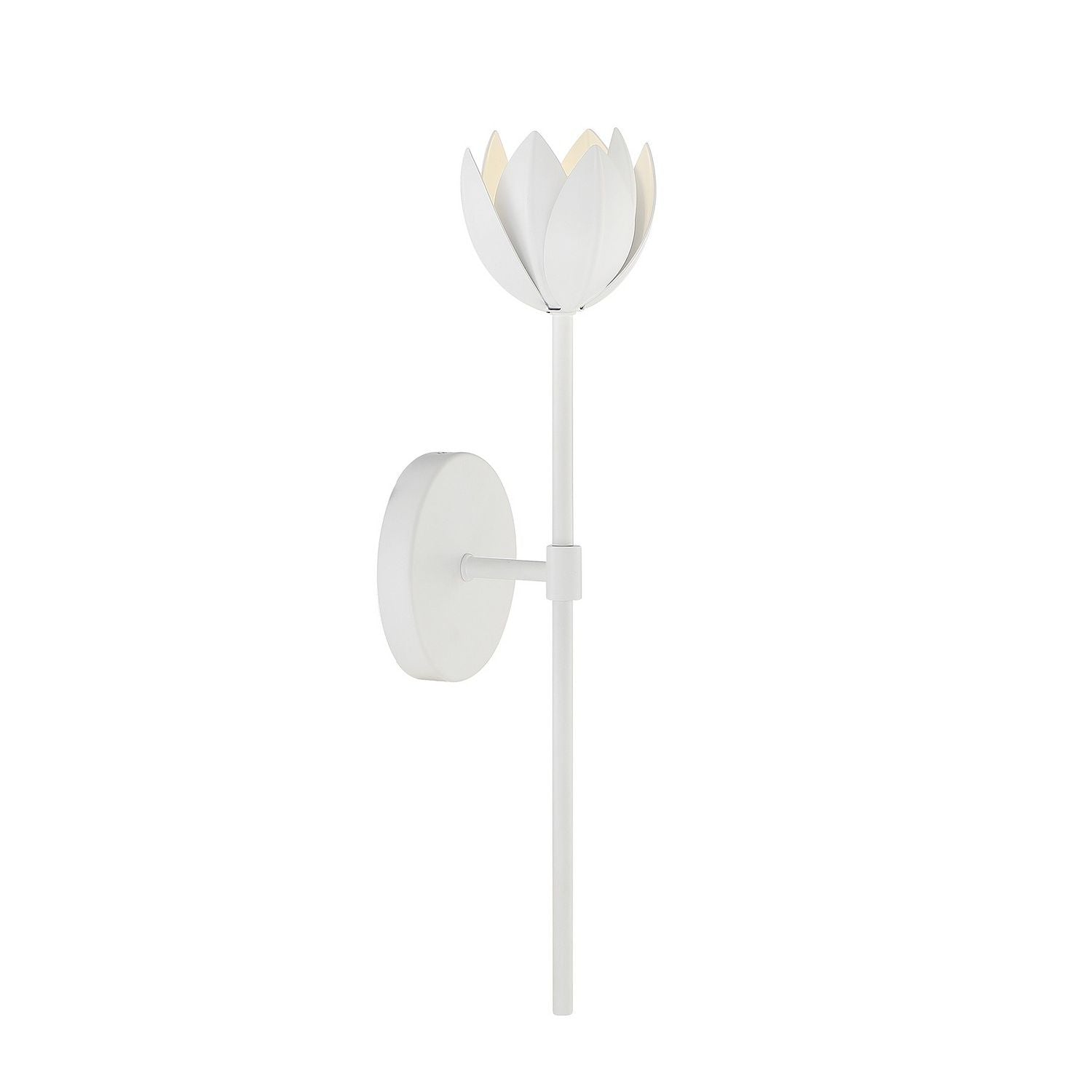 Meridian M90081WH One Light Wall Sconce in White