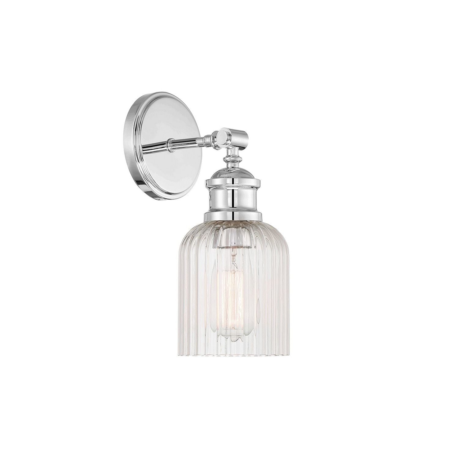 Meridian M90083CH One Light Wall Sconce in Chrome