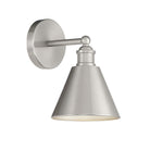 Meridian M90087BN One Light Wall Sconce in Brushed Nickel