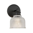 Meridian M90093MBK One Light Wall Sconce in Matte Black