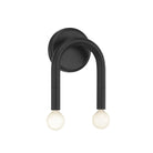 Meridian M90099MBK Two Light Wall Sconce in Matte Black