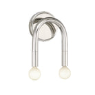 Meridian M90099PN Two Light Wall Sconce in Polished Nickel