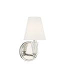 Meridian M90102PN One Light Wall Sconce in Polished Nickel