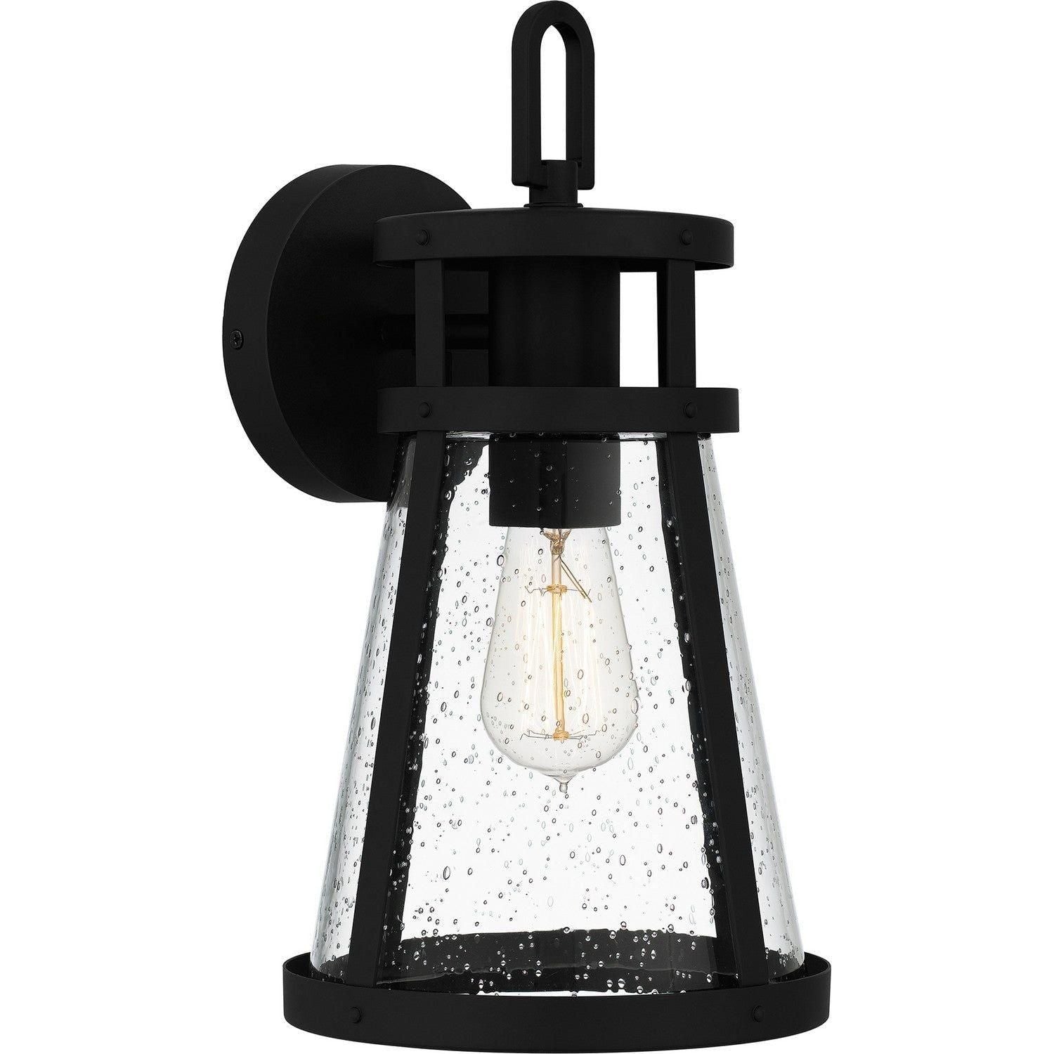 Quoizel - Barber Outdoor Wall Mount - BAB8408MBK - Canada Light Shop