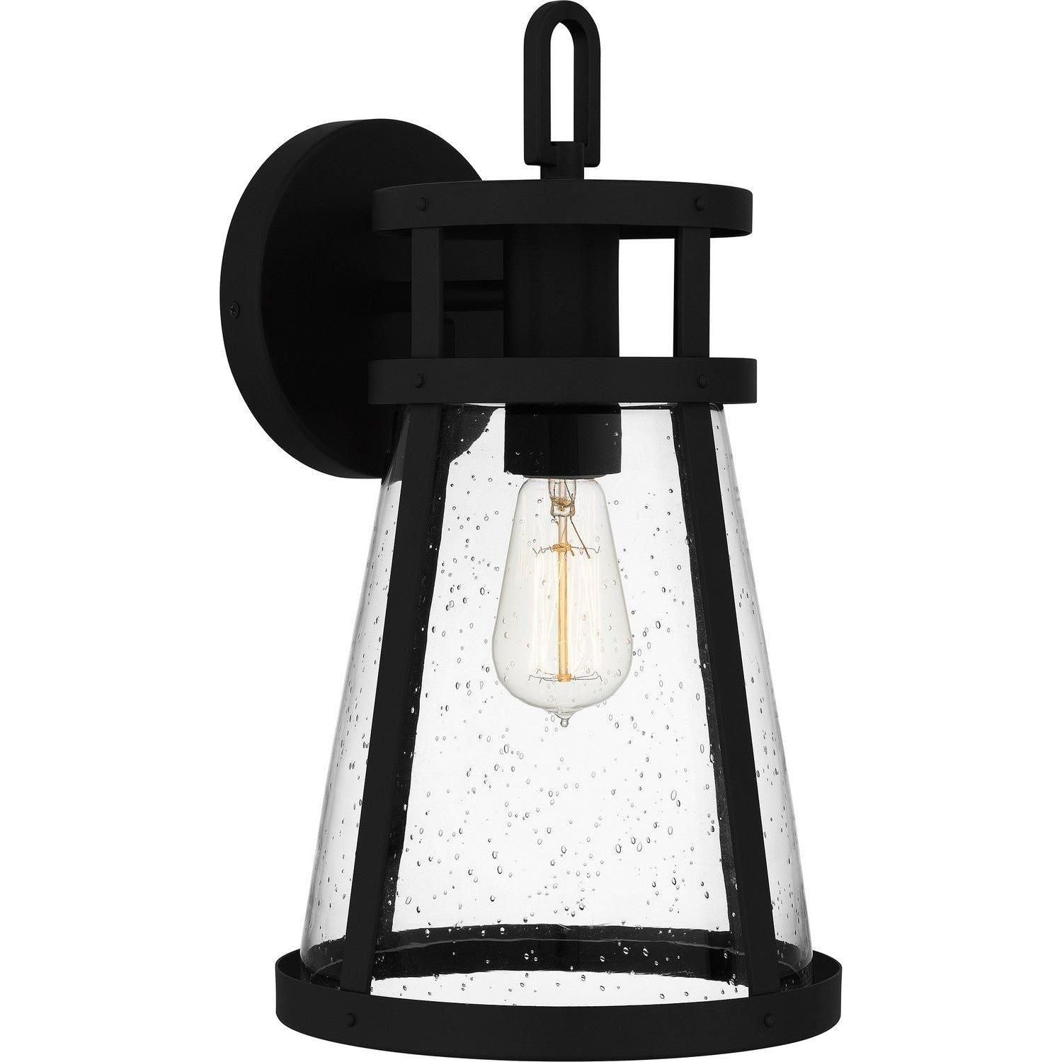 Quoizel - Barber Outdoor Wall Mount - BAB8409MBK - Canada Light Shop