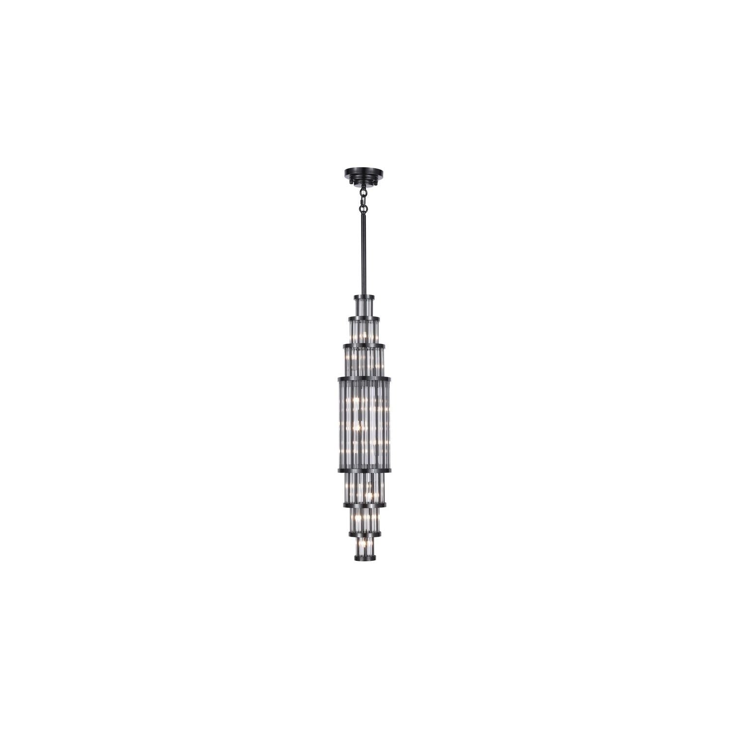 Avenue Lighting - HF1926-GM - LED Pendant - Waldorf - Polished Gunmetal
