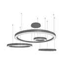 Avenue Lighting - HF4444-BK - LED Chandelier - Aria - Polished Black Gunmetal Chrome