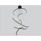 Avenue Lighting - HF4446-BK - LED Chandelier - Aria - Polished Black Gunmetal Chrome