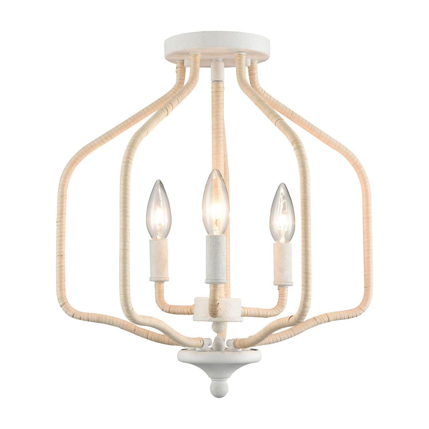 ELK Home - Breezeway Semi Flush Mount - 52275/3 - Canada Light Shop