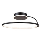 Artcraft Lighting - Halo LED Semi-Flush Mount - AC6631 - AC6631BK - Canada Light Shop