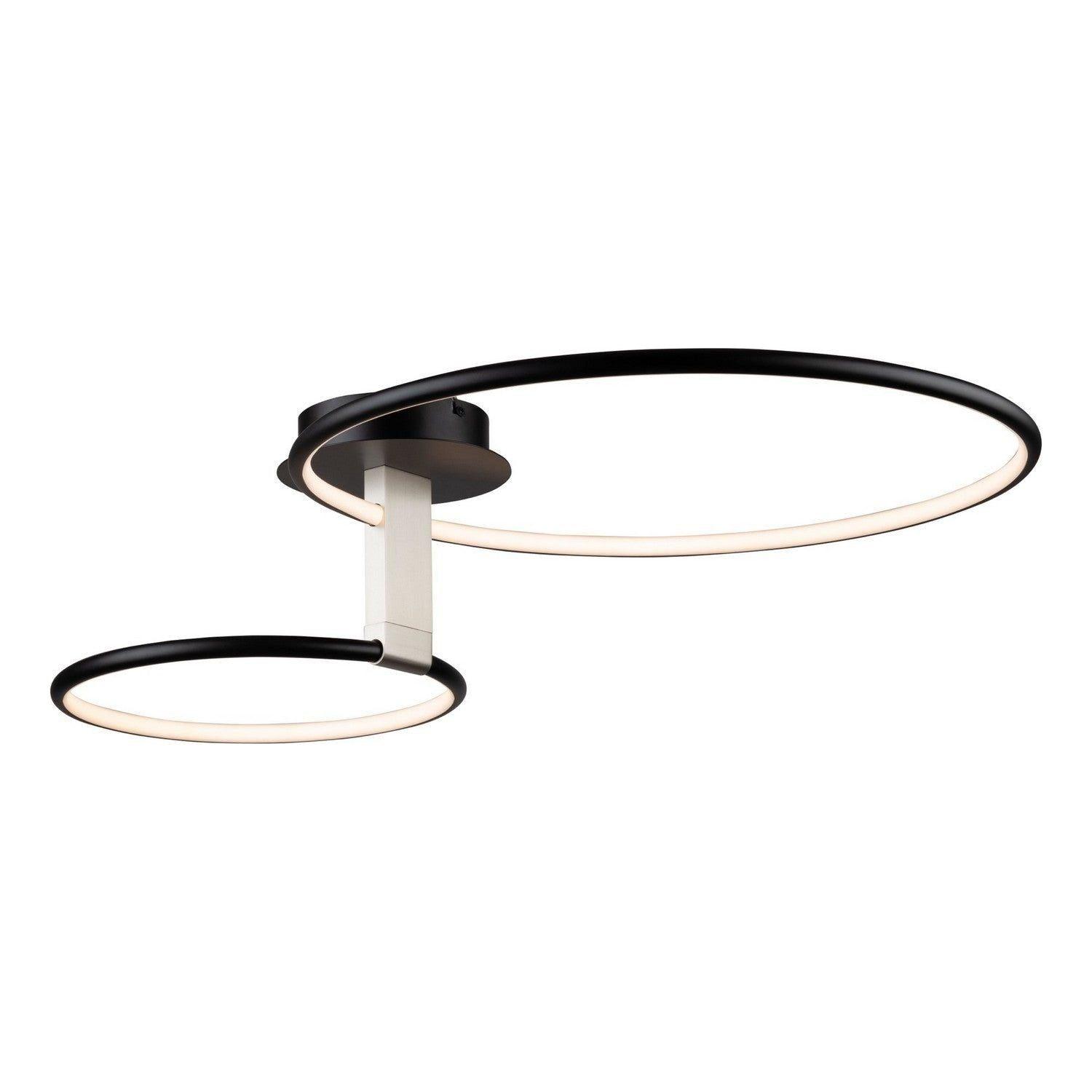 Artcraft Lighting - Halo LED Semi-Flush Mount - AC6632 - AC6632NB - Canada Light Shop