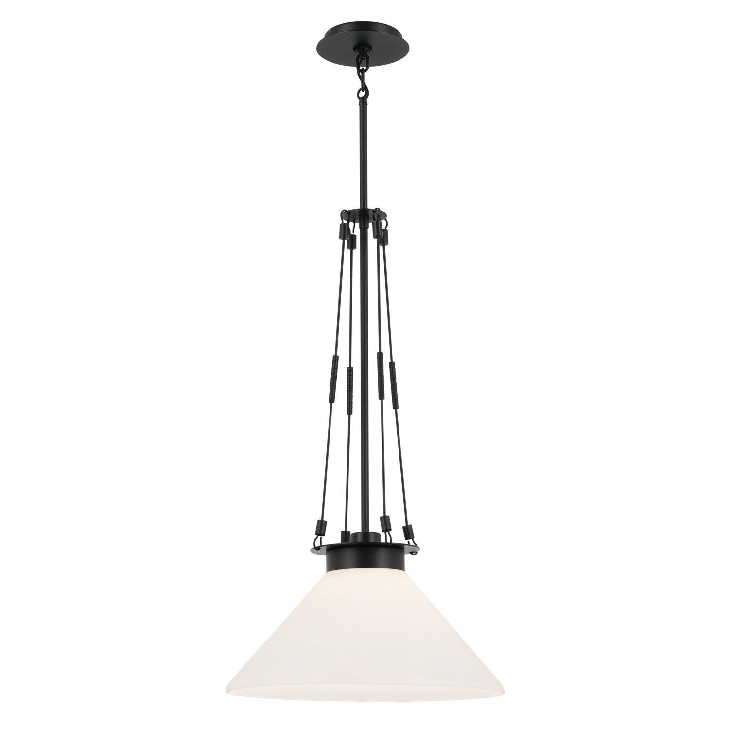 Kichler - Albers Cone Pendant - 52581BK - Canada Light Shop