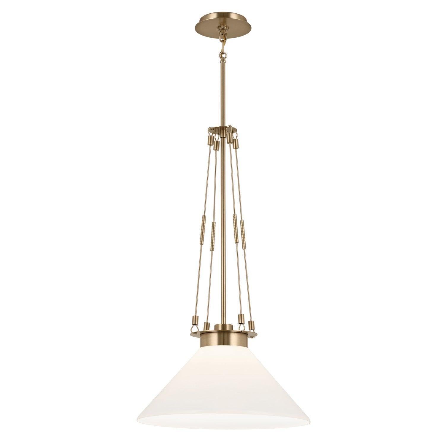 Kichler - Albers Cone Pendant - 52581CPZ - Canada Light Shop