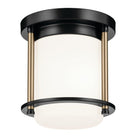 Kichler - Brit Flush Mount - 52596 - 52596BKCPZ - Canada Light Shop