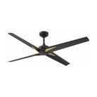 Kendal Lighting - Alestra Ceiling Fan - AC30356-BLK/OCB - Canada Light Shop