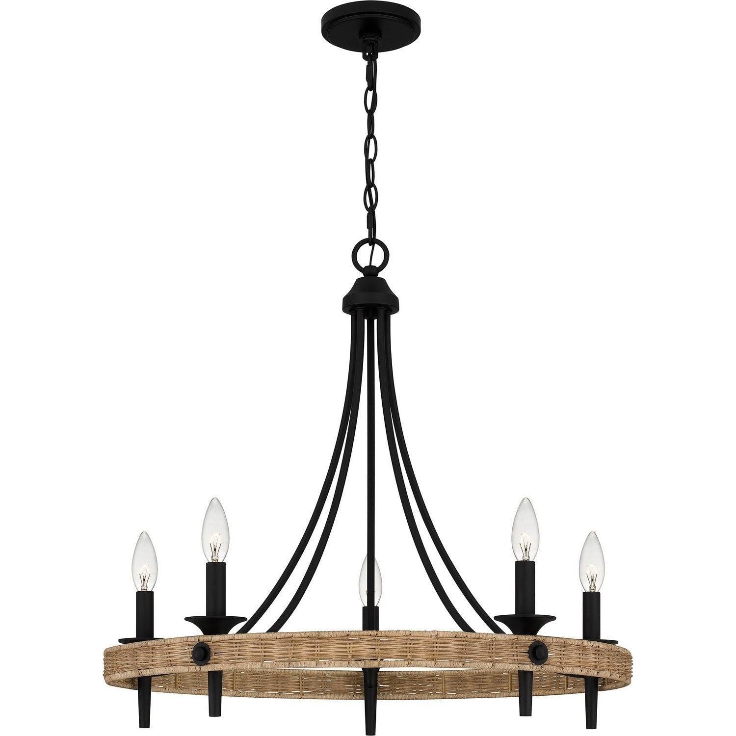Quoizel - Catania Chandelier - CNI5026MBK - Canada Light Shop