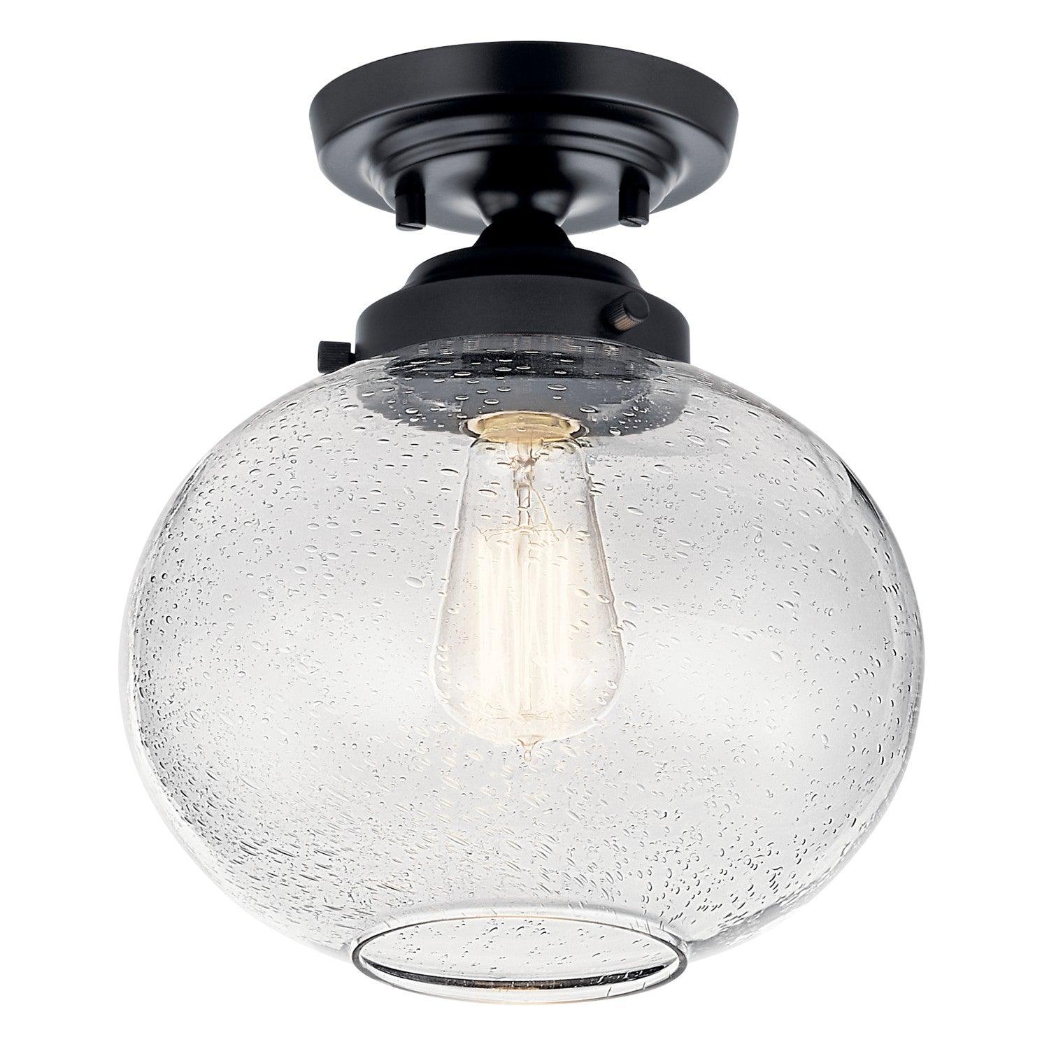 Kichler - Avery Semi Flush Mount - 42296BK - Canada Light Shop