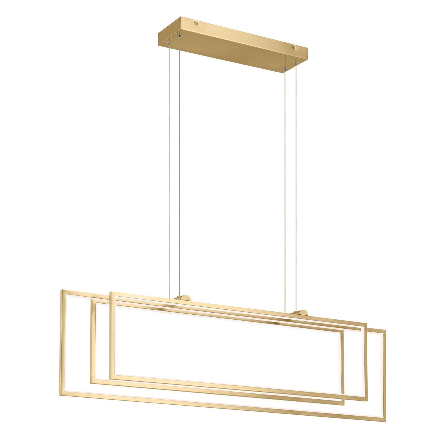 Kichler - Jestin LED Linear Chandelier - 84322 - 84331CG - Canada Light Shop