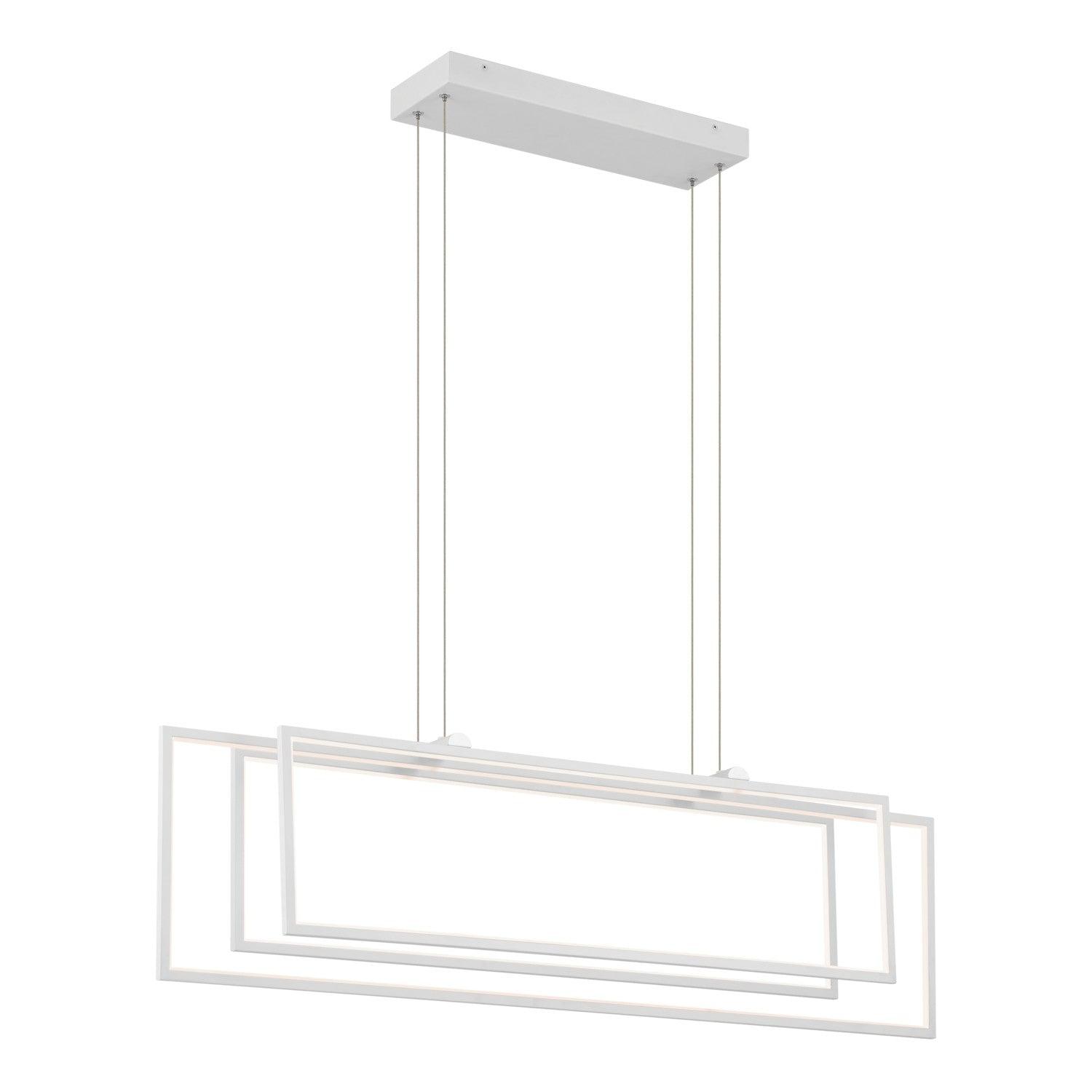 Kichler - Jestin LED Linear Chandelier - 84322 - 84331WH - Canada Light Shop