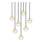 Matteo Lighting - Misty Multi-Light Pendant - C33107AG - Canada Light Shop