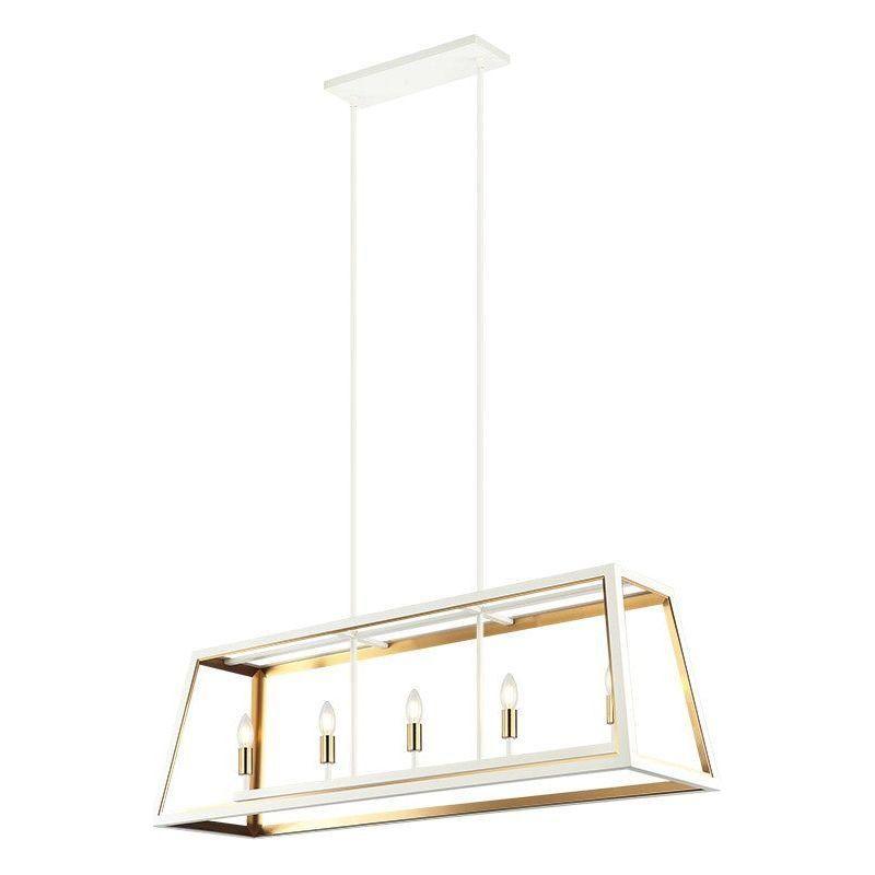 Matteo Lighting - Rosalie Pendant - C72105WHAG - Canada Light Shop