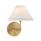 Meridian M90105NB One Light Wall Sconce in Natural Brass