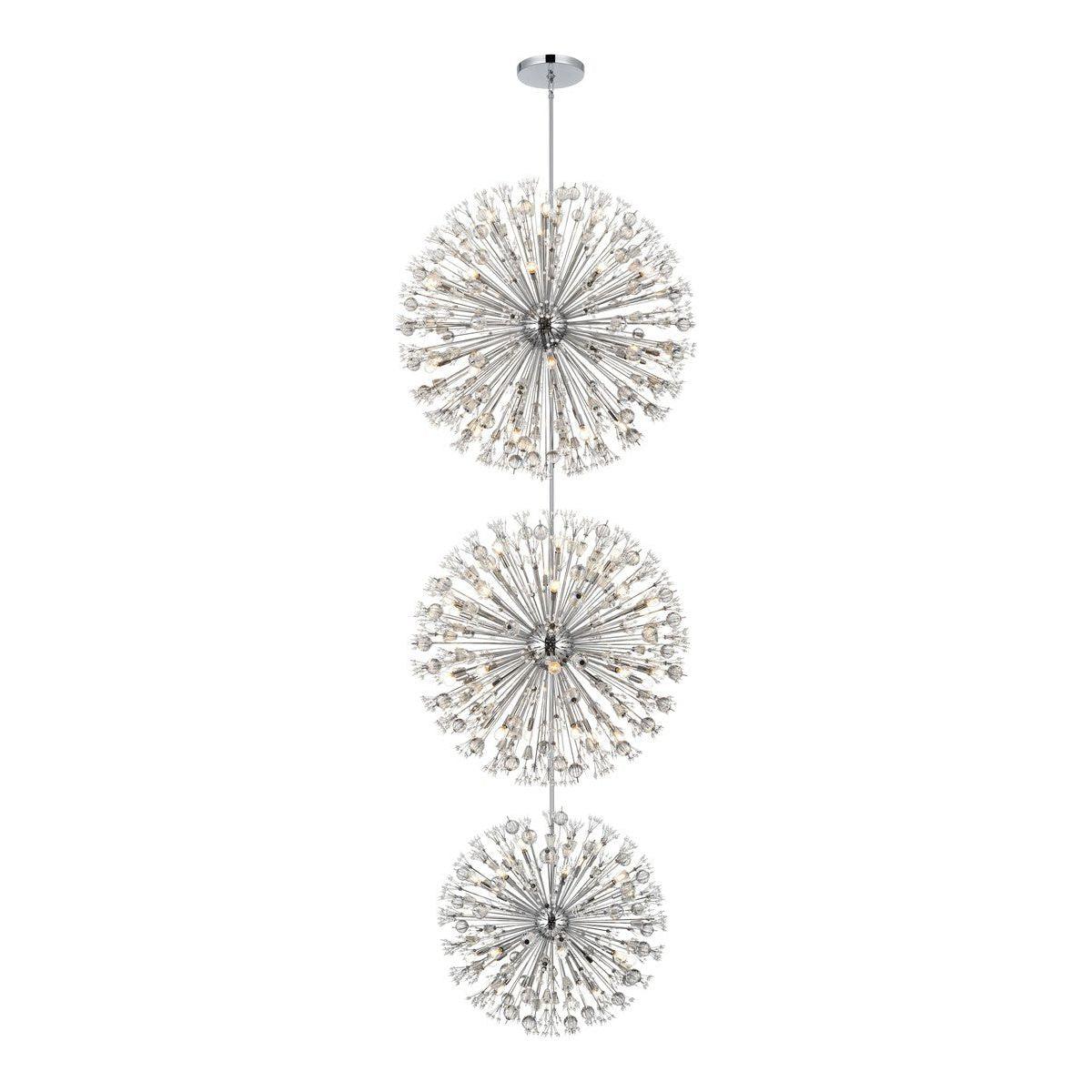 Elegant Lighting - Vera 100 Light Chandelier - 2500G48L3C - Canada Light Shop