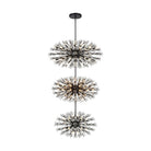 Elegant Lighting - Vera 90 Light Chandelier - 2500G50L3BK - Canada Light Shop