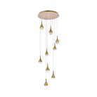 Elegant Lighting - Amherst LED Linear Chandelier - 3809D24SG - Canada Light Shop