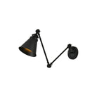 Elegant Lighting - Ledger Swing Arm Wall Sconce - LD7323W6BLK - Canada Light Shop