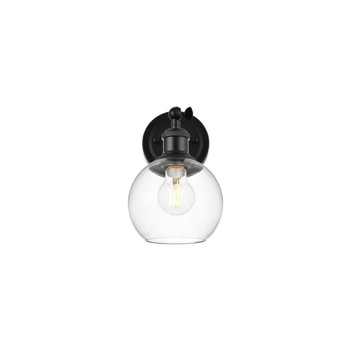 Elegant Lighting - Kai Bath Sconce - LD7325W6BLK - Canada Light Shop