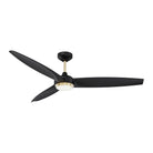 Kendal Lighting - Steltra Ceiling Fan - AC30656-BLK/OCB - Canada Light Shop