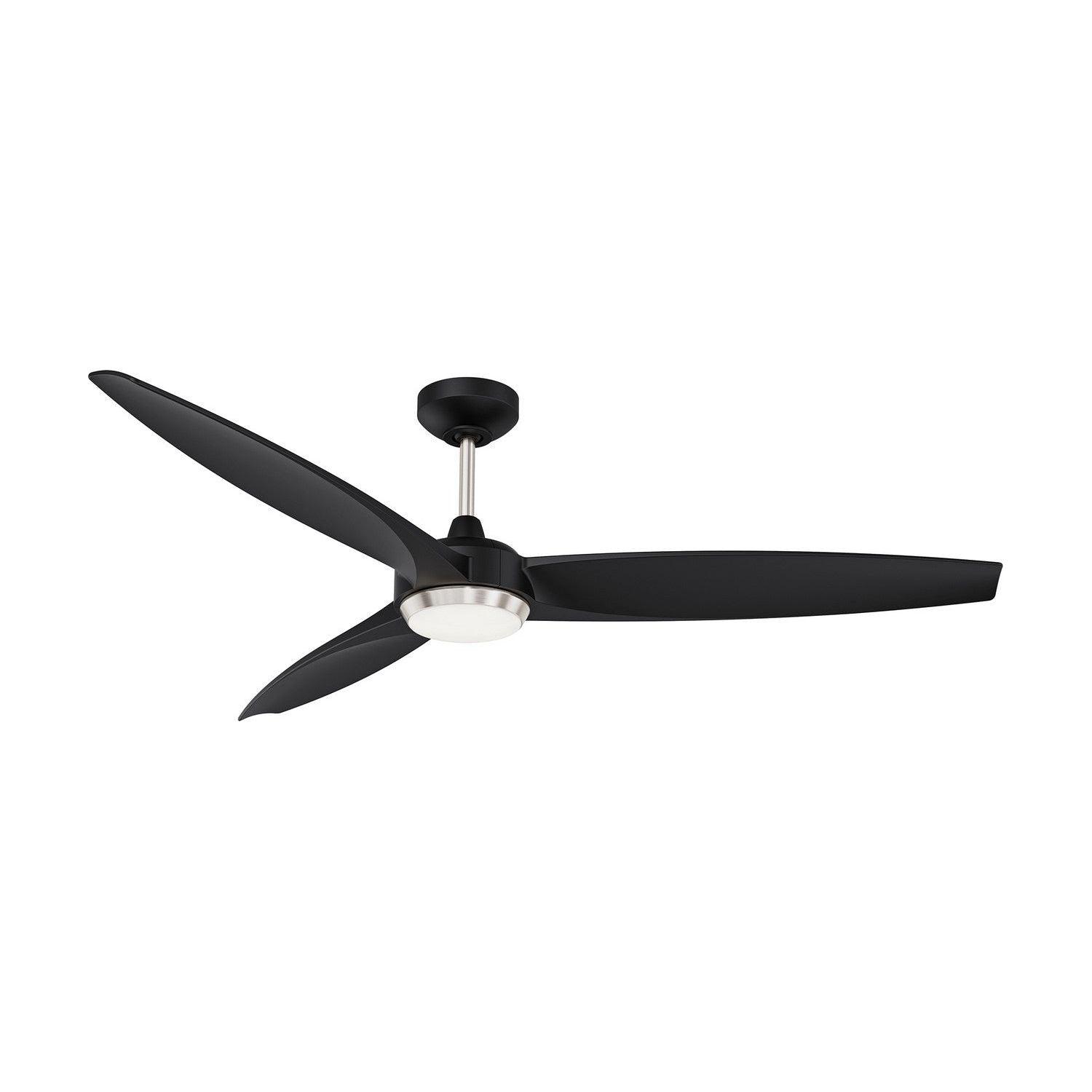 Kendal Lighting - Steltra Ceiling Fan - AC30656-BLK/SN - Canada Light Shop