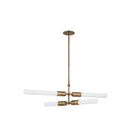 Troy Lighting Canada - F1450-PBR - Four Light Chandelier - Darby - Patina Brass