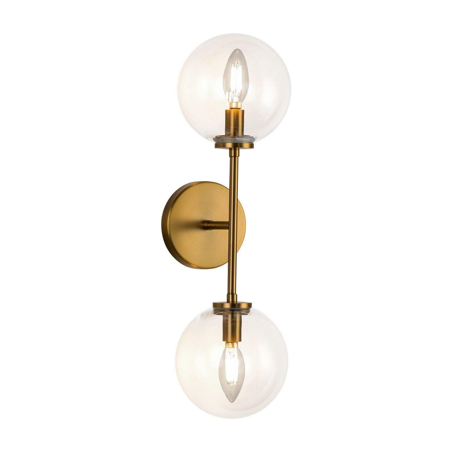 Alora Lighting - Cassia Vanity - WV549220AGCL - Canada Light Shop