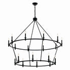 Kichler - Carrick 2 Tier Chandelier - 52708BK - Canada Light Shop