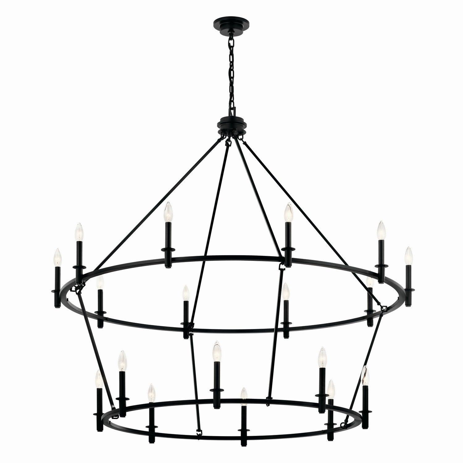 Kichler - Carrick 2 Tier Chandelier - 52708BK - Canada Light Shop
