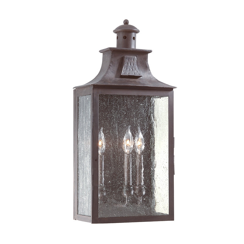 Troy Lighting Canada - B9009-SFB - Three Light Wall Lantern - Newton - Soft Off Black
