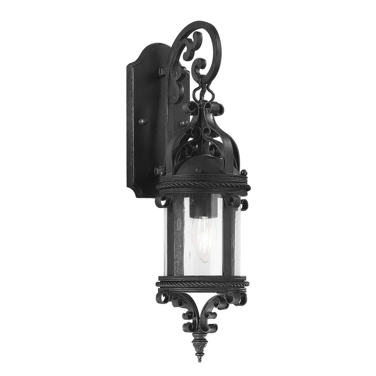 Troy Lighting Canada - B9121-SFB - One Light Wall Lantern - Pamplona - Soft Off Black