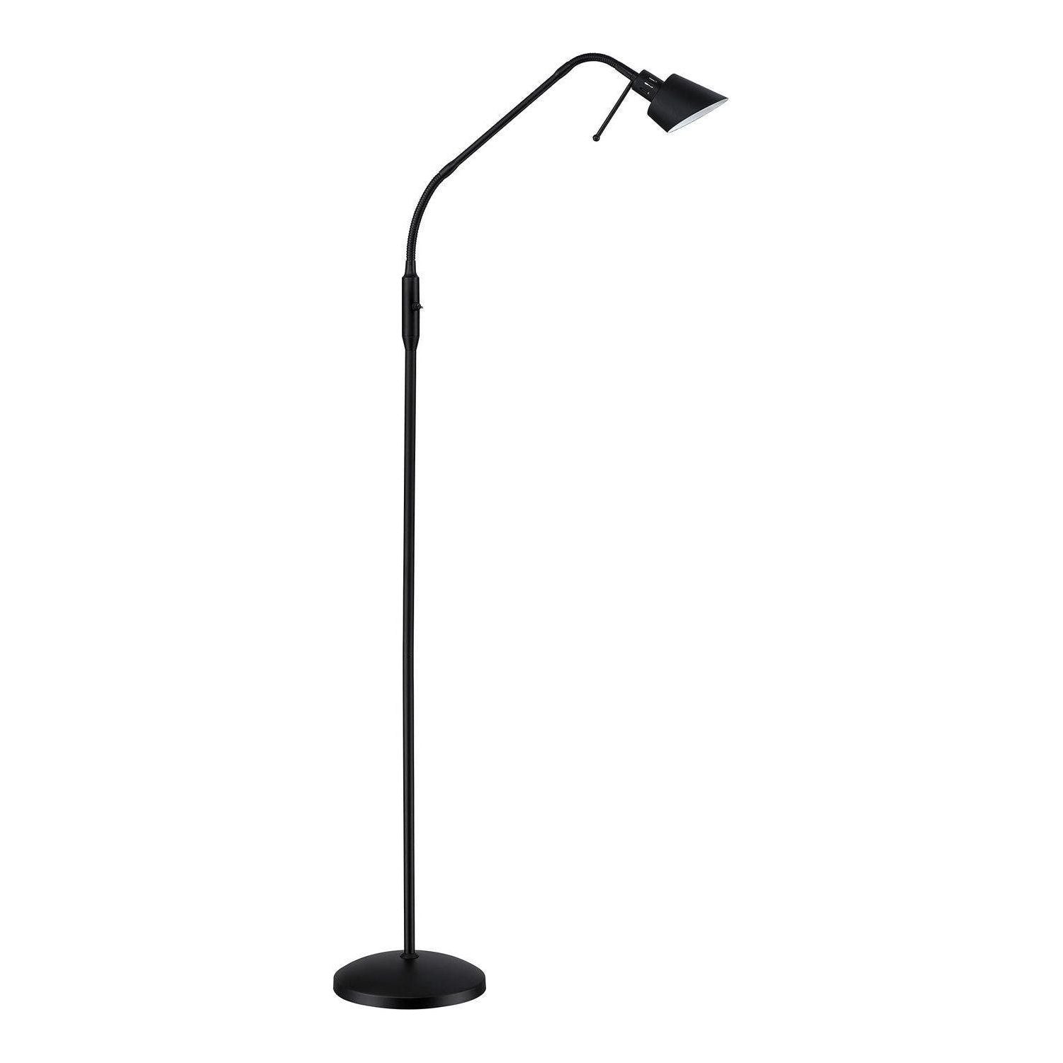 Kendal Lighting - Oslo Floor Lamp - FL4048-BLK - Canada Light Shop